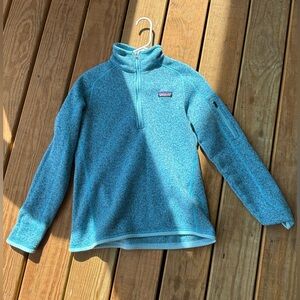 Patagonia Light Blue Fleece Pullover